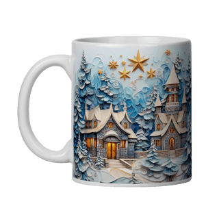 Nome do produto Caneca 3D - Natal - Cenário