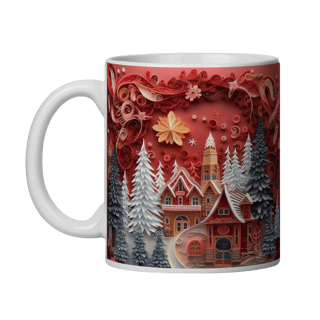Nome do produto Caneca 3D - Natal - Cenário