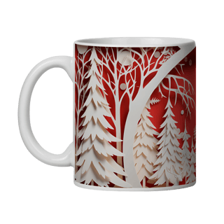 Nome do produto Caneca 3D - Natal - Cenário