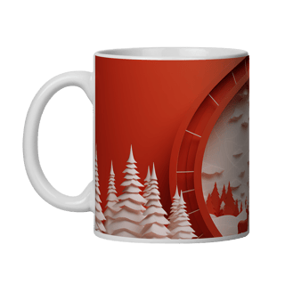 Nome do produto Caneca 3D - Natal - Cenário