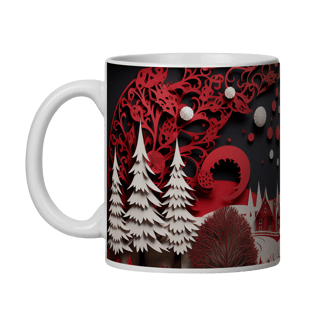 Nome do produto Caneca 3D - Natal - Cenário
