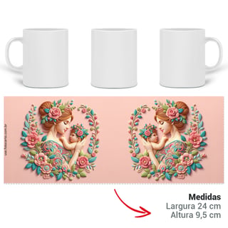 Nome do produto Caneca 3D - Dia das Mães - Mãe e Filho #01