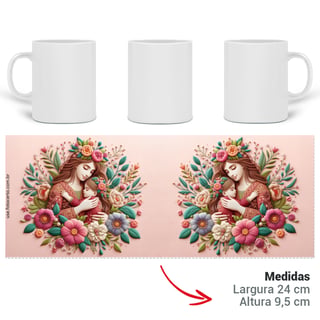 Nome do produto Caneca 3D - Dia das Mães - Mãe e Filho #03
