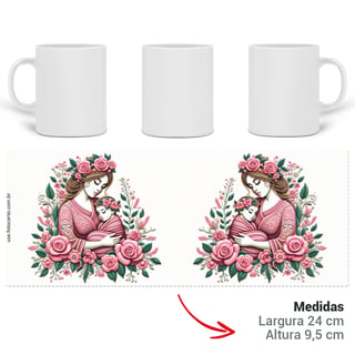 Nome do produto Caneca 3D - Dia das Mães - Mãe e Filho #05