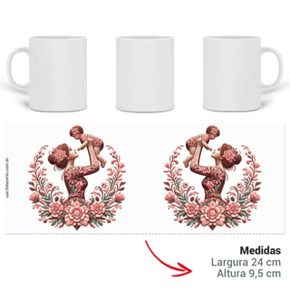 Nome do produto Caneca 3D - Dia das Mães - Mãe e Filho #07