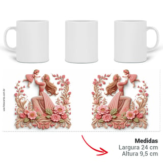 Nome do produto Caneca 3D - Dia das Mães - Mãe e Filho #09