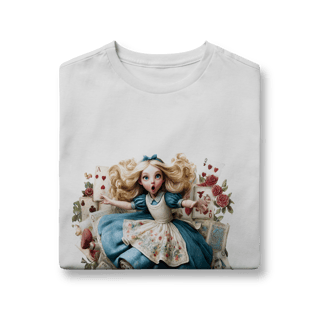 Nome do produto Camiseta Quality Infantil (10 à 14 anos) - Alice in Wonderland - Art #1