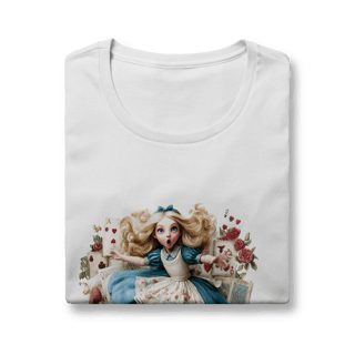 Nome do produto Camiseta Baby Long - Alice in Wonderland - Art #1