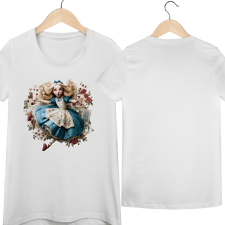 Nome do produto Camiseta Baby Long - Alice in Wonderland - Art #1