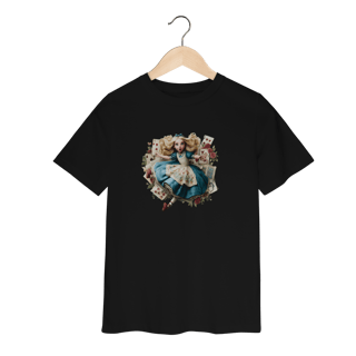 Camiseta Quality Infantil (2 à 8 anos) - Alice in Wonderland - Art #1