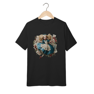 Nome do produto Camiseta Quality Infantil (10 à 14 anos) - Alice in Wonderland - Art #1