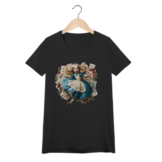 Nome do produto Camiseta Baby Long - Alice in Wonderland - Art #1