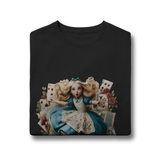 Nome do produto Camiseta Quality Infantil (10 à 14 anos) - Alice in Wonderland - Art #1