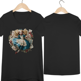 Nome do produto Camiseta Baby Long - Alice in Wonderland - Art #1