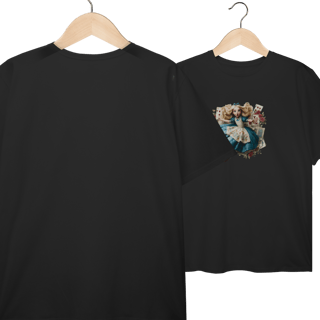 Nome do produto Camiseta Plus Size - Alice in Wonderland - Art #1