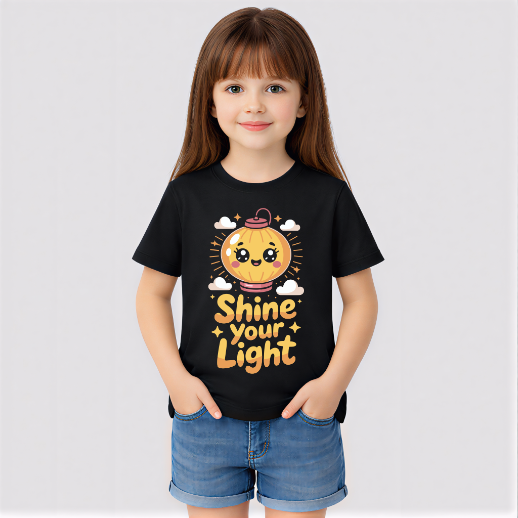 Nome do produto: Shine Your Light – Brilhe Sua Luz (Infantil) | Tamanhos,2,4,6 e 8