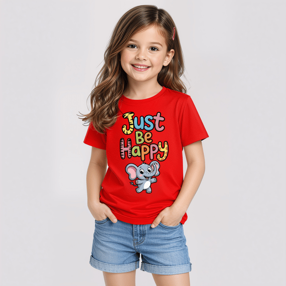 Just Be Happy – Apenas Seja Feliz (Infantil) | Tamanhos 2,4,6 e 8