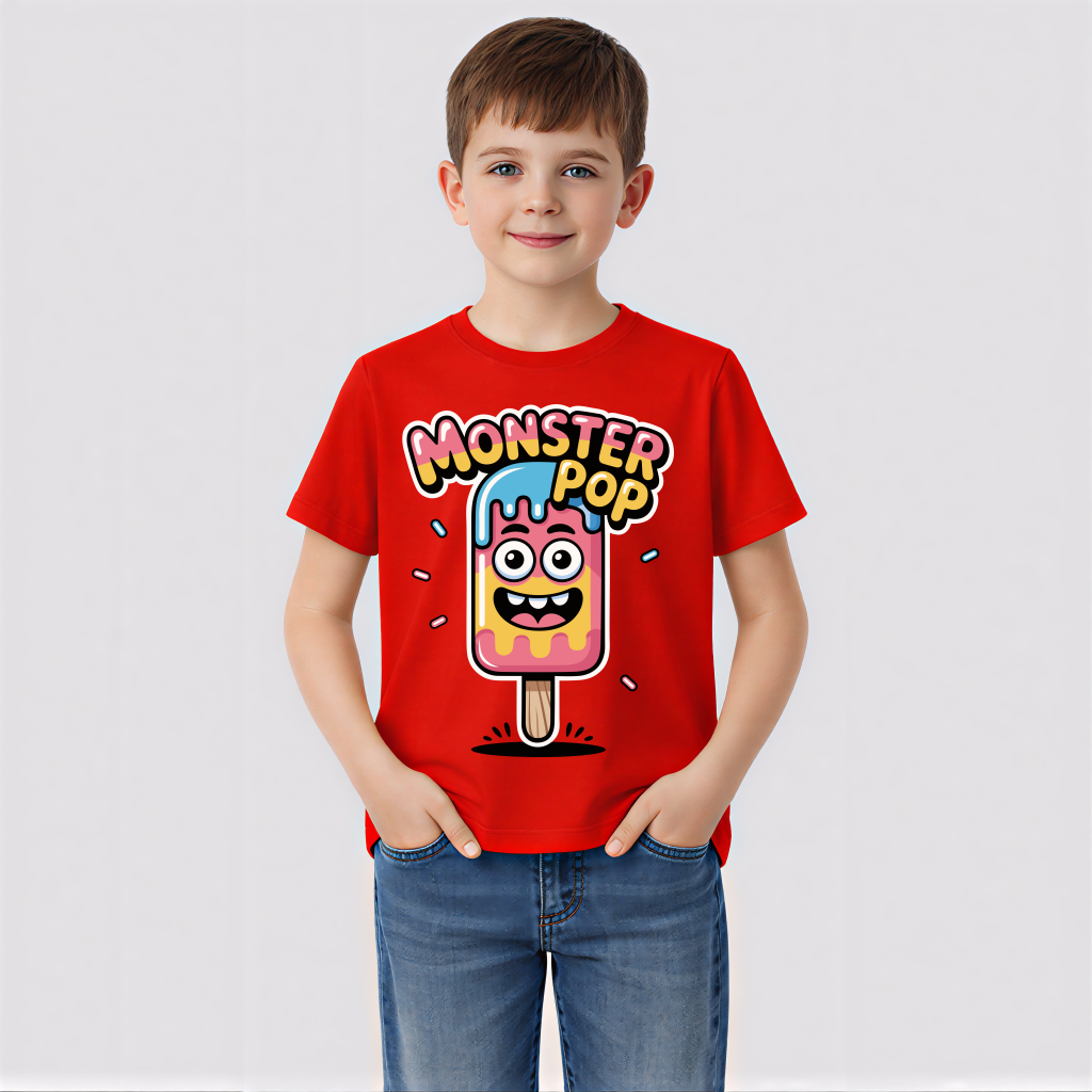 Nome do produto: Monster Pop → Monstro Picolé (Kids) | Tamanhos 10, 12 e 14