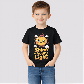 Nome do produto Shine Your Light – Brilhe Sua Luz (Infantil) | Tamanhos,2,4,6 e 8