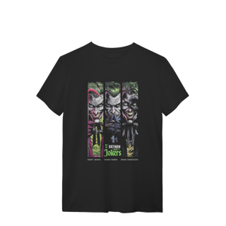 Nome do produto Camiseta Geek - Os 3 Coringas (Batman)