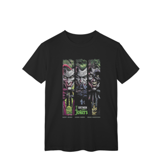 Nome do produto Camisa Geek Os 3 Coringas!