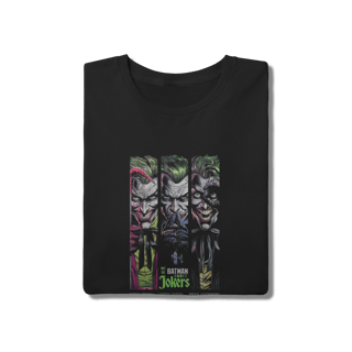 Nome do produto Camiseta Geek - Os 3 Coringas (Batman)