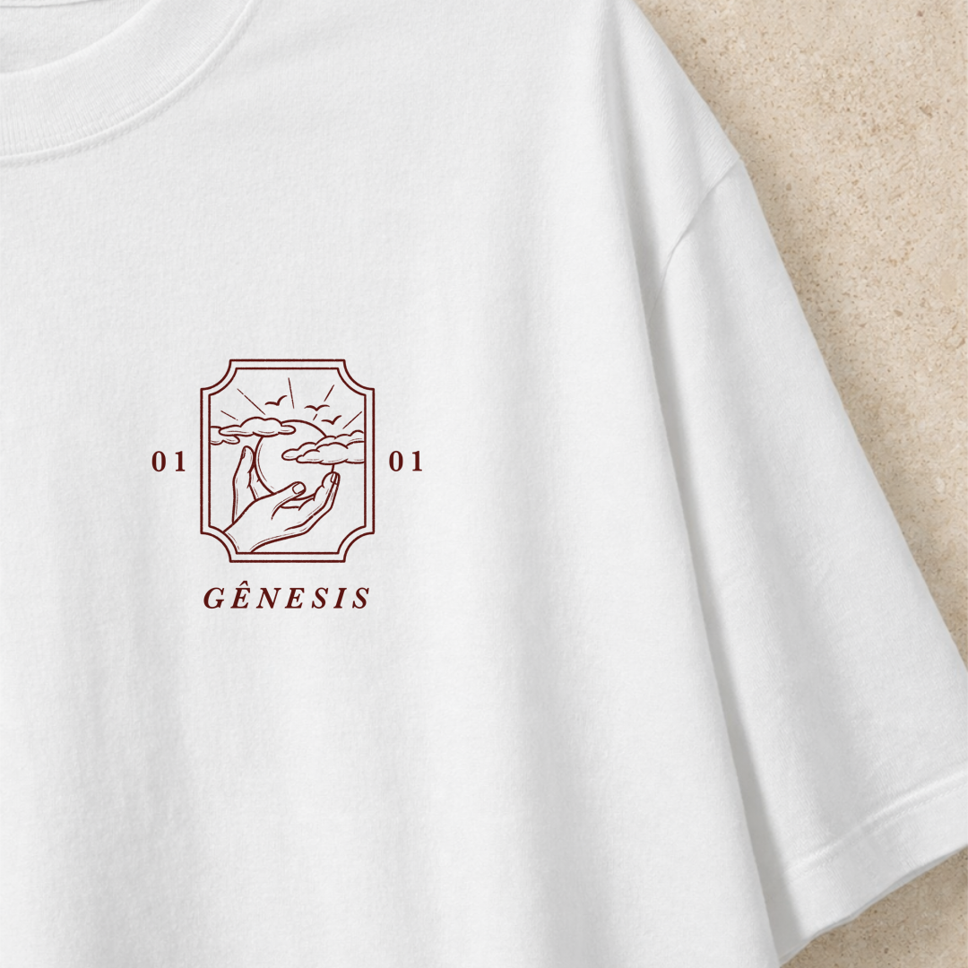 Nome do produto: Camiseta Criação (Gn 01:01)