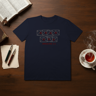 Nome do produto Camiseta Clássica - Cartas às 7 Igrejas