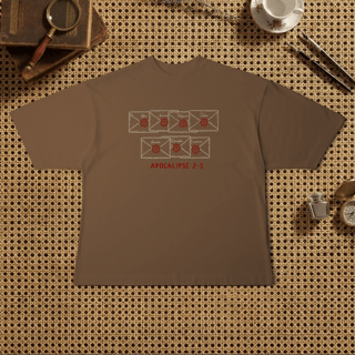 Nome do produto Camiseta Oversized - Cartas às 7 Igrejas