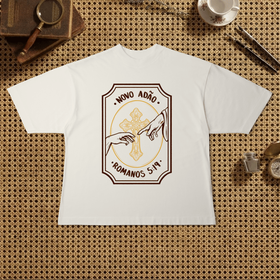 Camiseta Oversized - Novo Adão