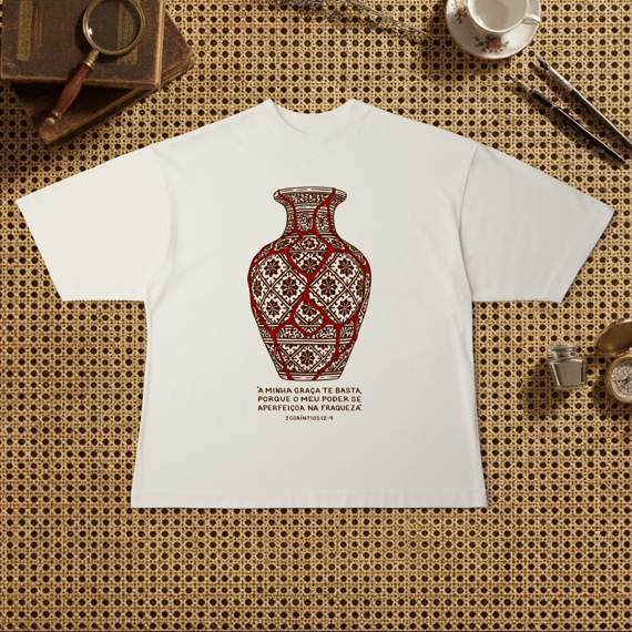 Camiseta Oversized - Beleza na fraqueza