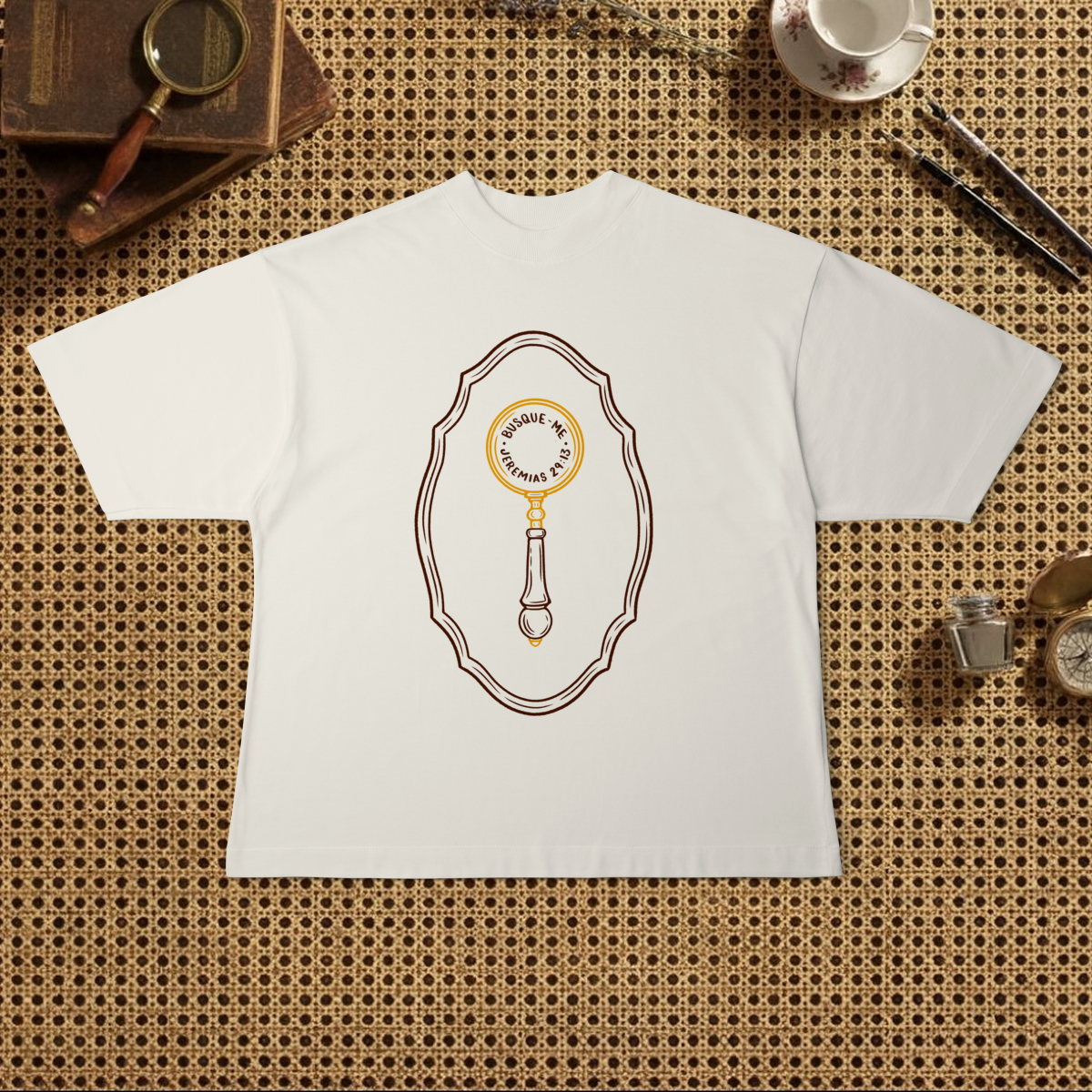 Nome do produto: Camiseta Oversized - Busque-me