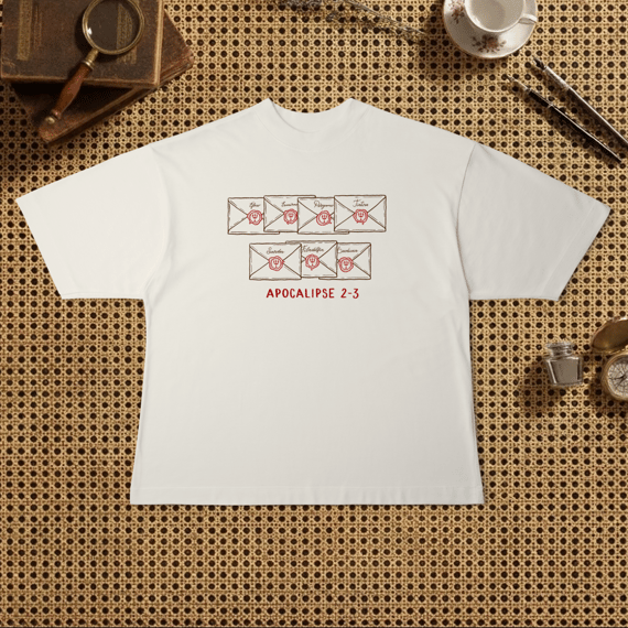 Camiseta Oversized - Cartas às 7 Igrejas