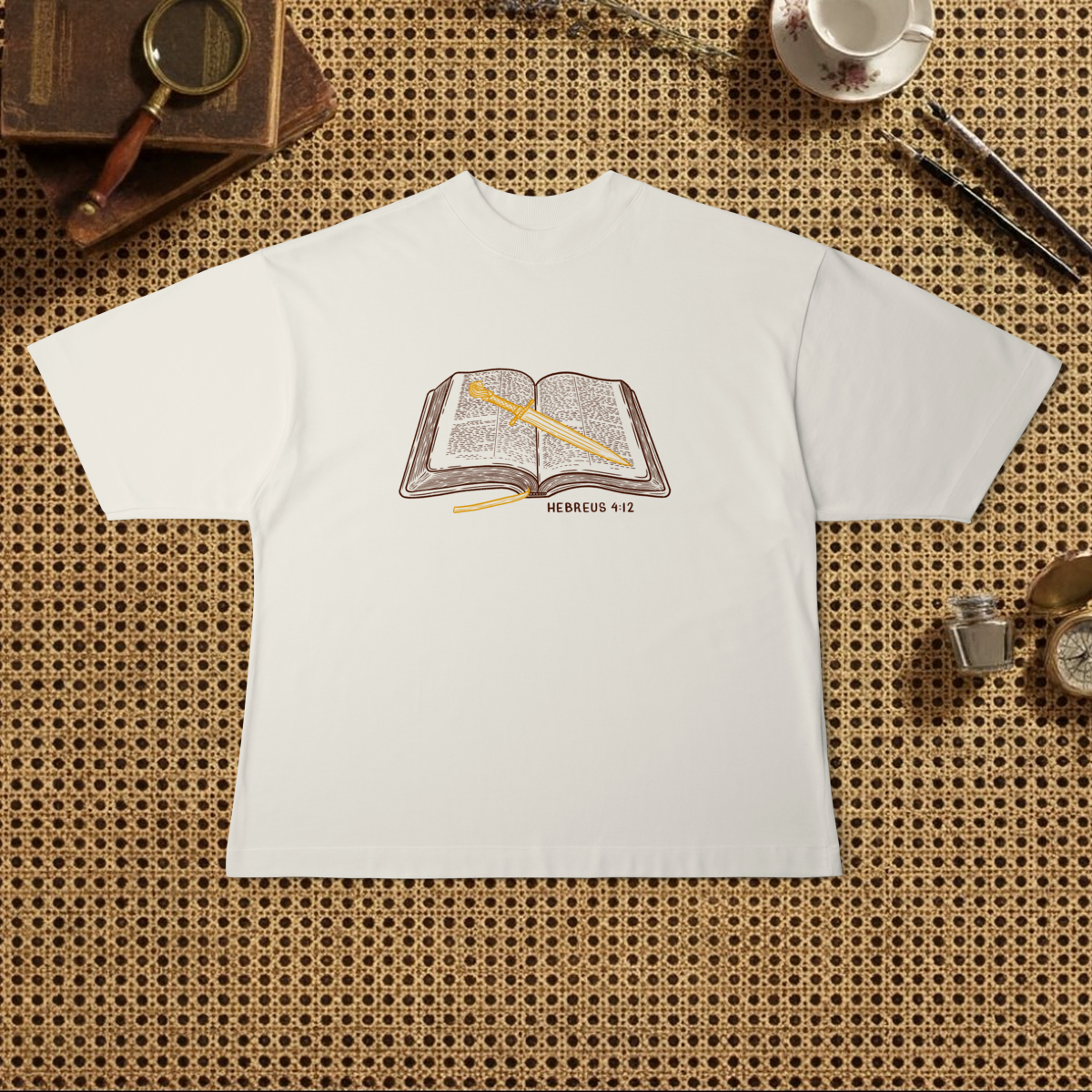 Nome do produto: Camiseta Oversized - Palavra Cortante