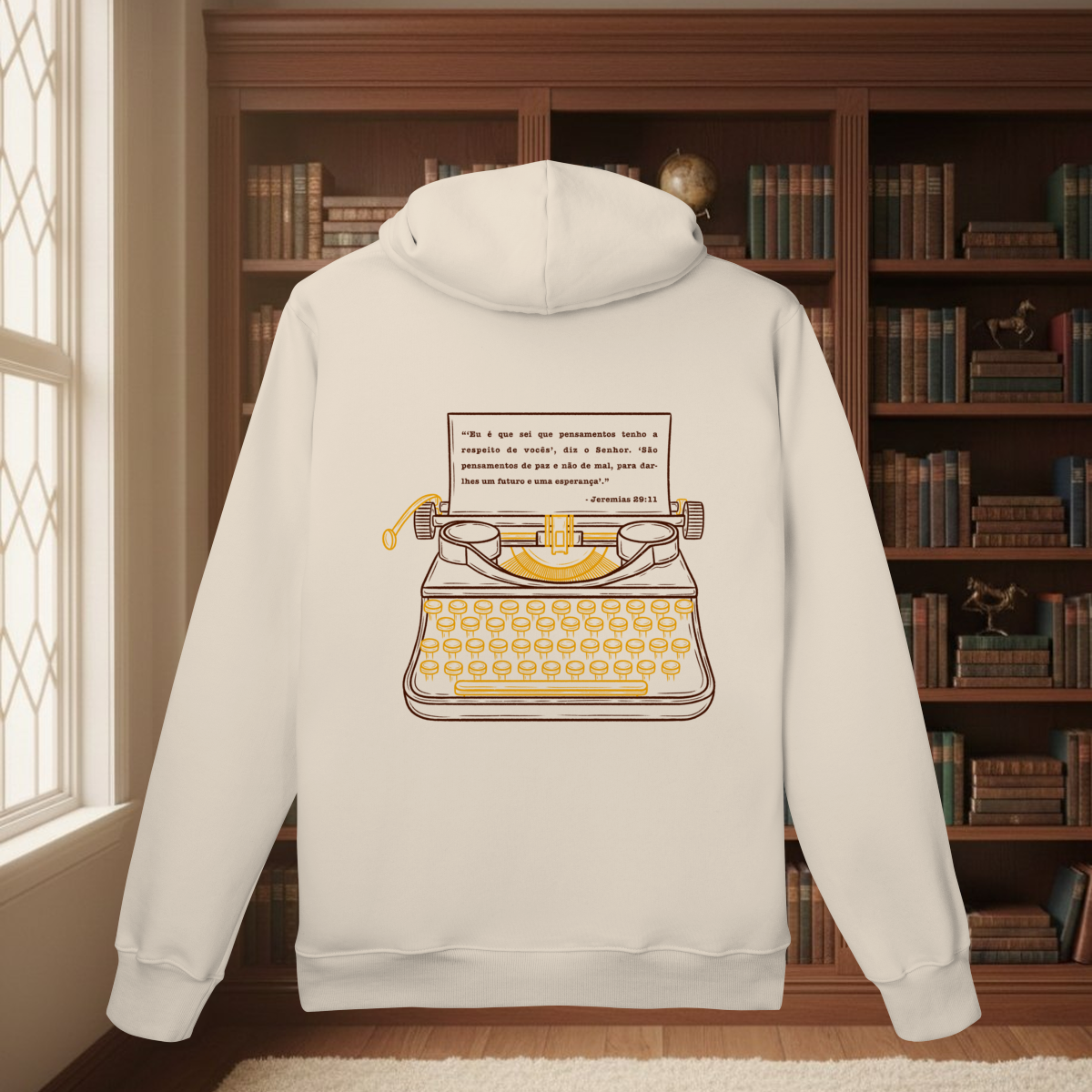 Nome do produto: Moletom Canguru - Pensamentos de paz