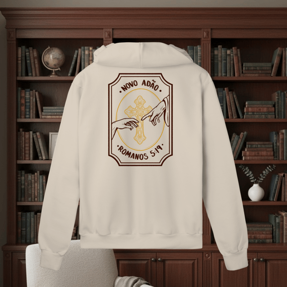 Moletom com Zíper - Novo Adão