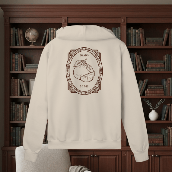 Moletom com Zíper - Fruto do Espírito