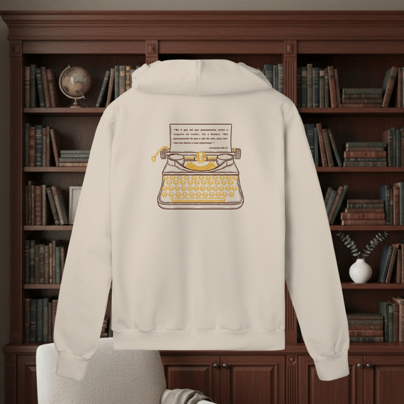 Moletom com Zíper - Pensamentos de paz