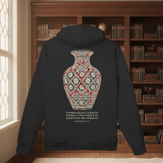 Nome do produto Moletom Canguru - Beleza na fraqueza