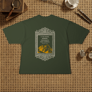 Nome do produto Camiseta Oversized - Salmo 135