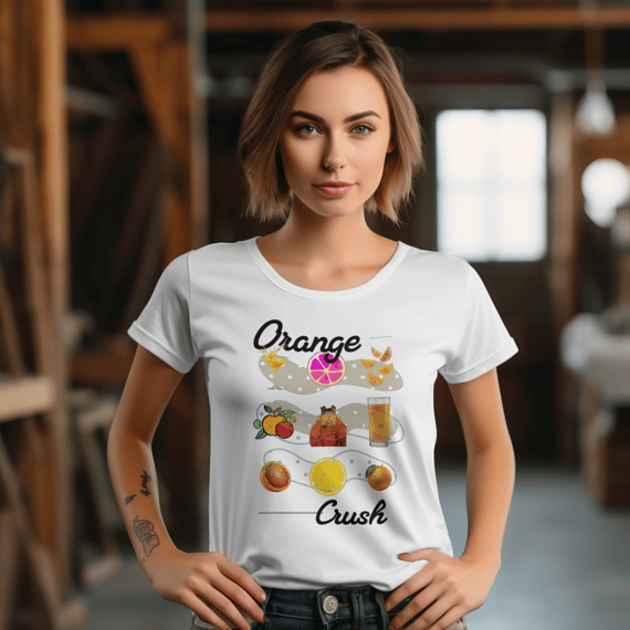 Baby Look Orange Crush