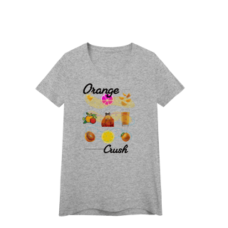 Nome do produto Baby Look Orange Crush