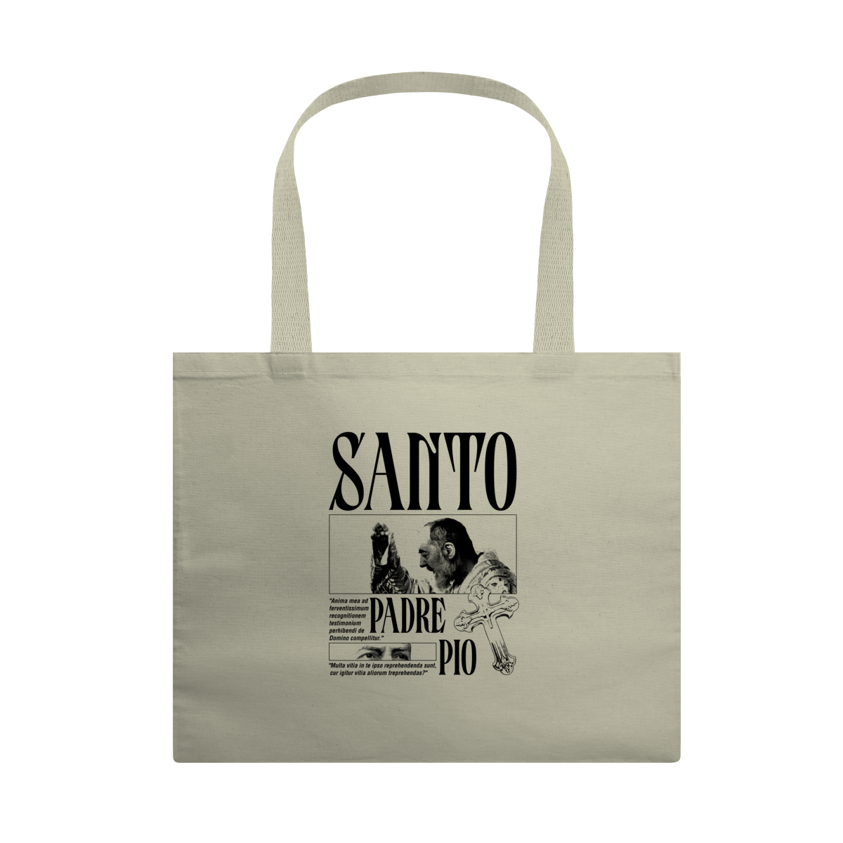 Nome do produto: Padre Pio - Street - Ecobag
