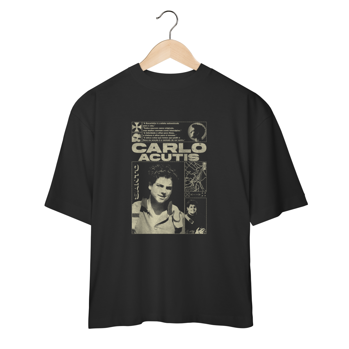 Nome do produto: Carlo Acutis 01 - Street - Oversized