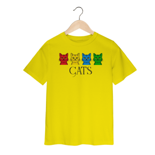 Nome do produto Camiseta Infantil - Cats