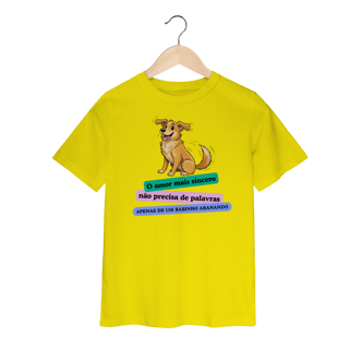 Nome do produto Camiseta Infantil - Amor Sincero