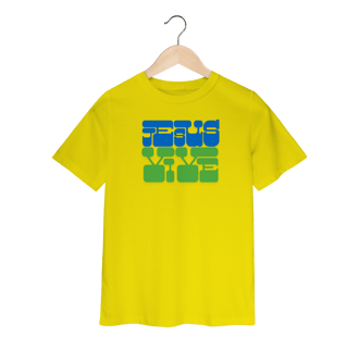 Nome do produto Camiseta Infantil - Jesus Vive