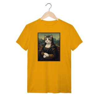 Nome do produto Camiseta - Mona Lisa Cat