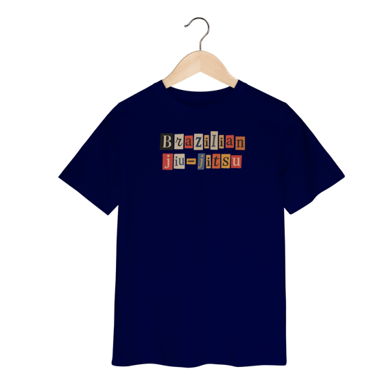 Camiseta Infantil - Colagem BJJ