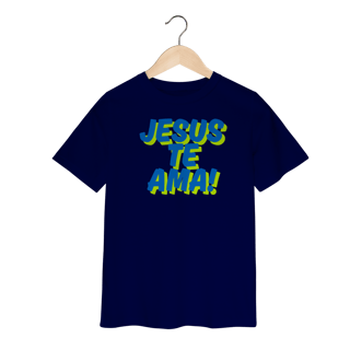 Nome do produto Camiseta Infantil - Jesus te Ama!